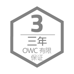 OWC 3 year limited warranty