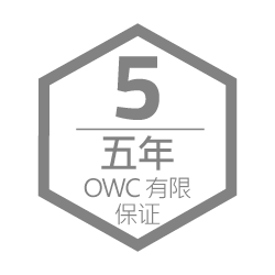 OWC 5 year limited warranty