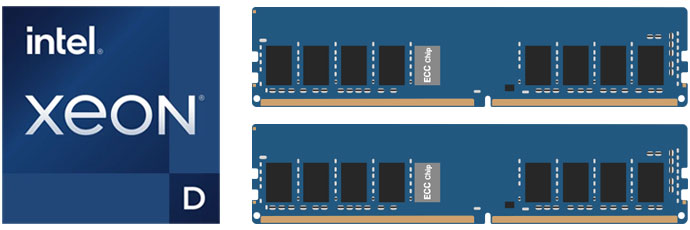 logo intel xeon d processor ecc dram