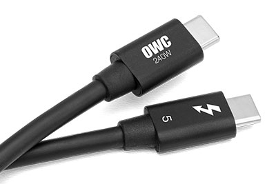 owc thunderbolt 5 cable ends