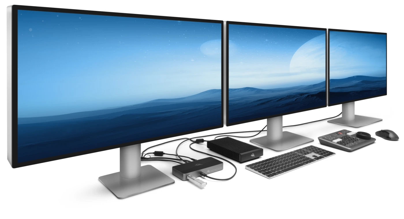 owc thunderbolt 5 hub displays