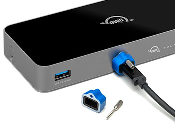 owc thunderbolt 5 hub front right clingon