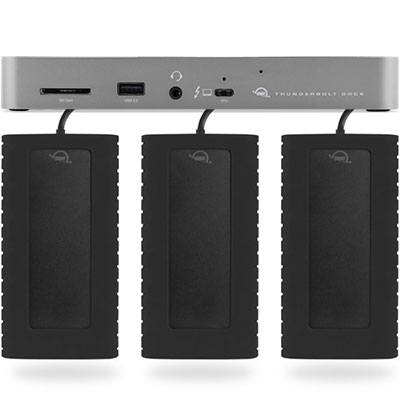 owc thunderbolt dock with envoy pro ex